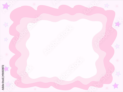 Fundo fumaça rosa com pequenas estrelas