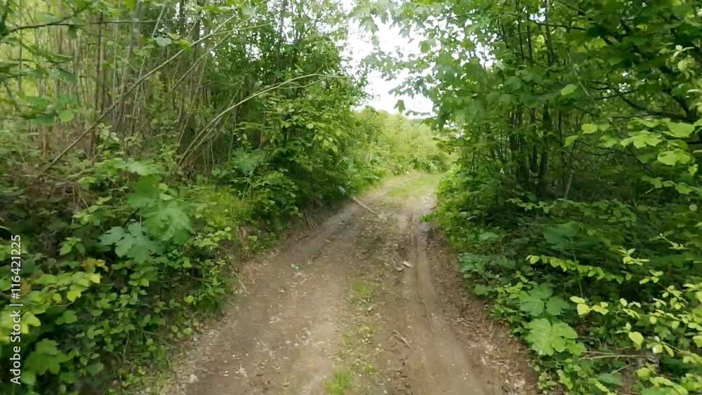 Driving on a mountain rural road. Point of view camera filming. Driving on a mountain rural road. Point of view camera filming.