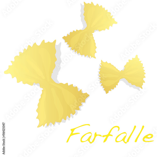farfalle vector image