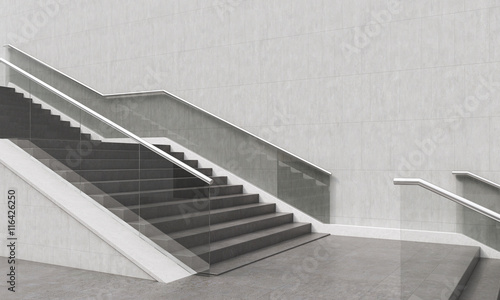 Modern stylish staircase