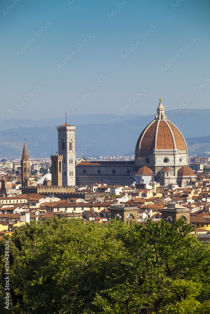 Toscana,Firenze,la città e il duomo.