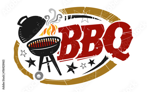 BBQ Grill vector icon