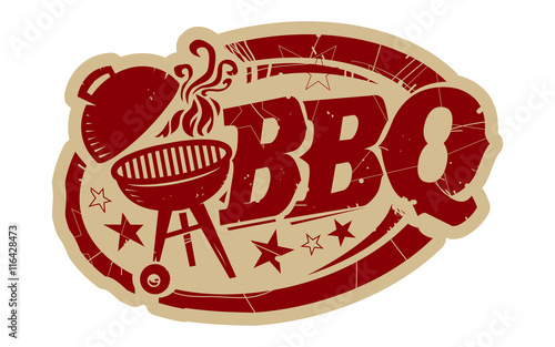 BBQ Grill vector icon
