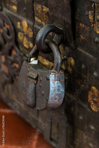 Antique Iron Padlock