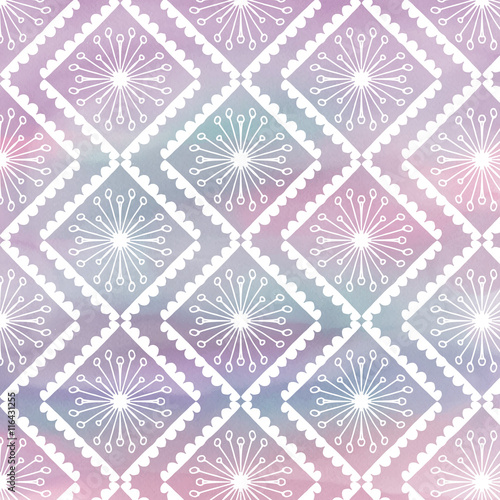 Watercolor pattern background