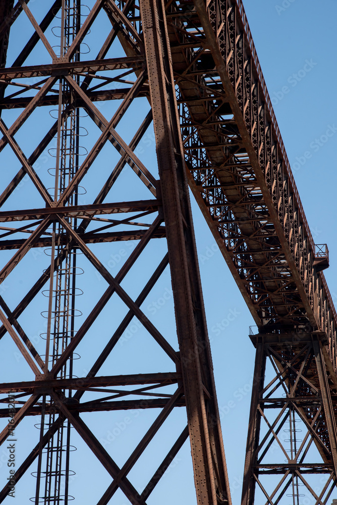 The Hacho Bridge, designed by Gustave Eiffel is located between Alamedilla and Guadalhortuna, Andalusia The Hacho Bridge, designed by Gustave Eiffel is located between Alamedilla and Guadalhortuna, Andalusia