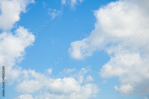 blue sky with cloud, concept of hope, new start, Fresh