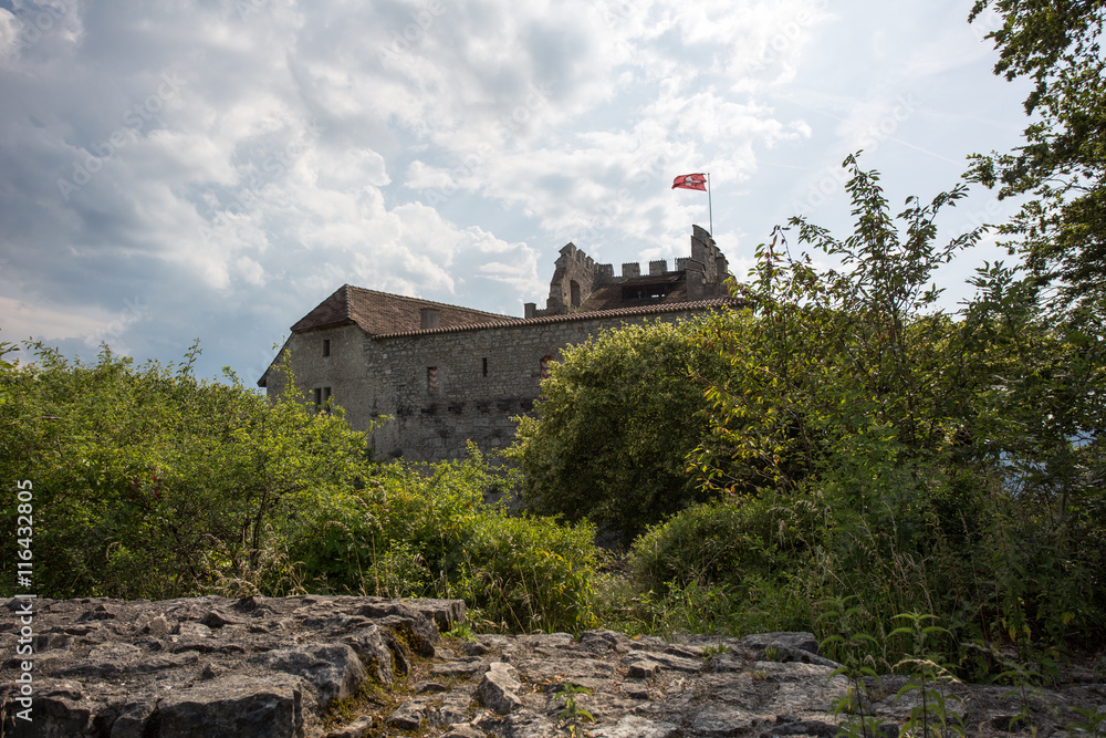 Medieval castle of Habsburg, the original seat of the Habsburg family