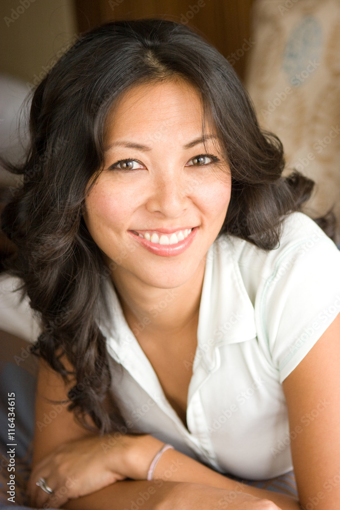 Portrait of a beautiful Asian woman. Portrait of a beautiful Asian woman.