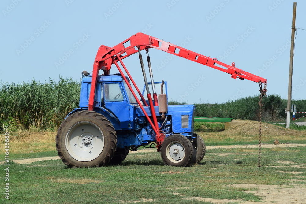 Tractor. Agricultural machinery. Tractor. Agricultural machinery.