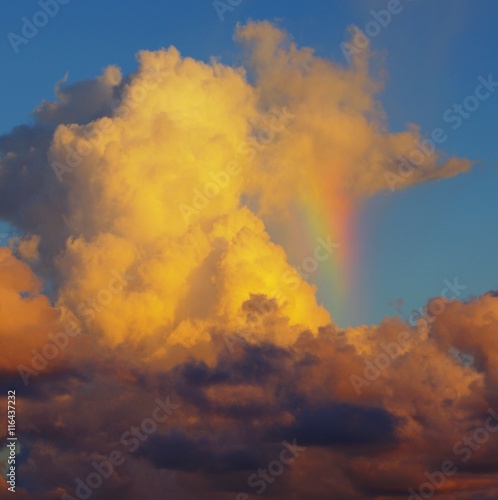 Clouds and Rainbow