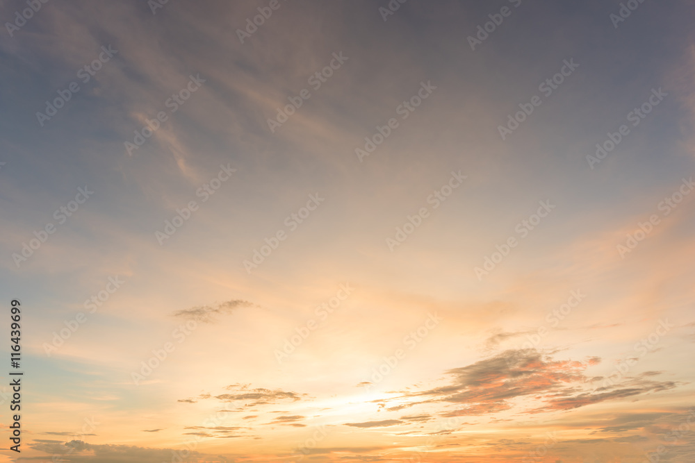 Fototapeta premium niebo zachód słońca w tle