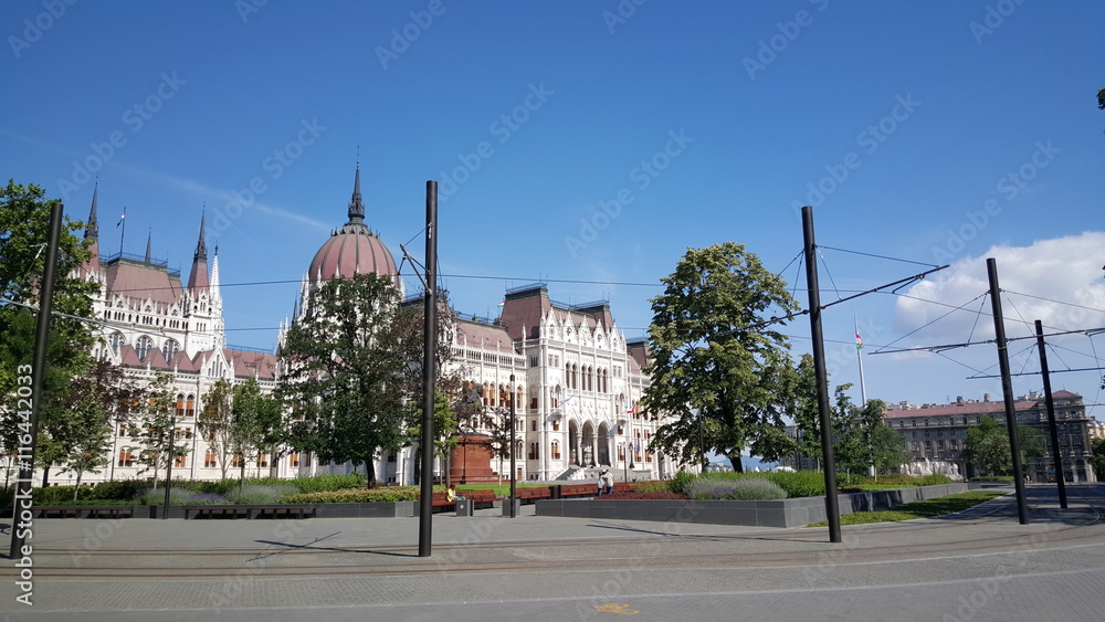 Obraz premium Hungarian Parliament Building