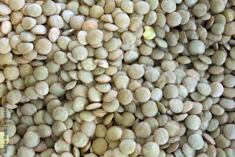 This is a closeup photograph of Green lentils This is a closeup photograph of Green lentils