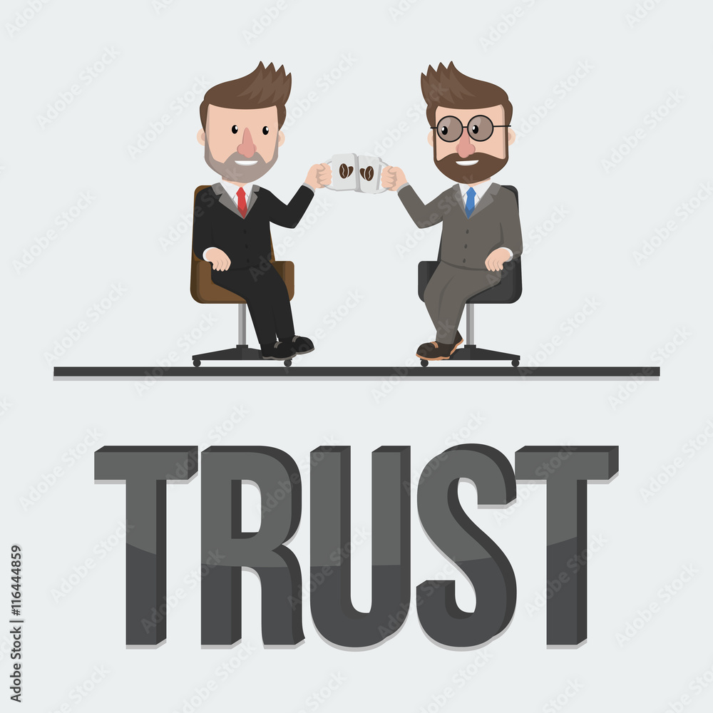 Trust business concept illustration Adobe Stock
