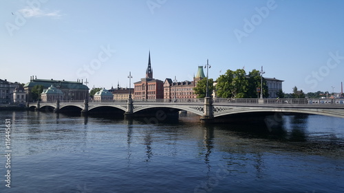 Photography The Riddarholm Church and the Vasabron bridge