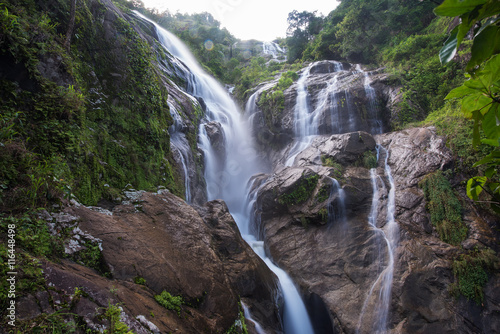 Pre To Lo Su or Pi Tu Kro waterfall  Heart-shaped waterfall  Umphang Tak  Thailand.