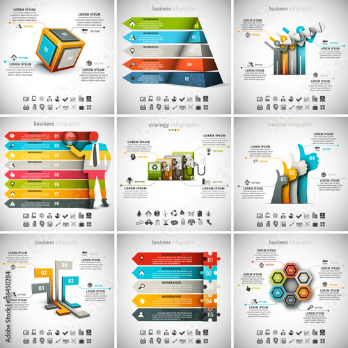 9 in 1  Infographics Bundle