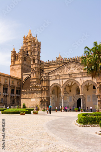 Palermo Cathedral is the church of the archdiocese. Sicily, Ital