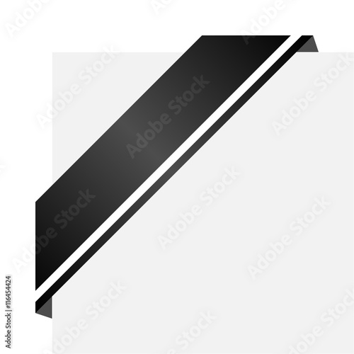 ruban de deuil origami