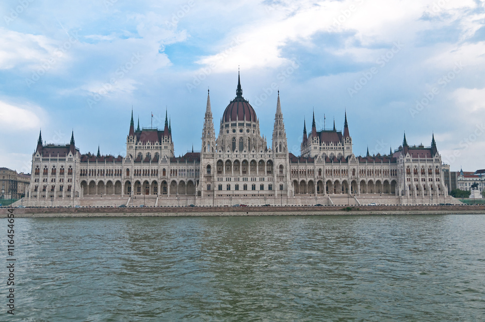 Hungarian Parliament Building in Budapest. Hungarian Parliament Building in Budapest.