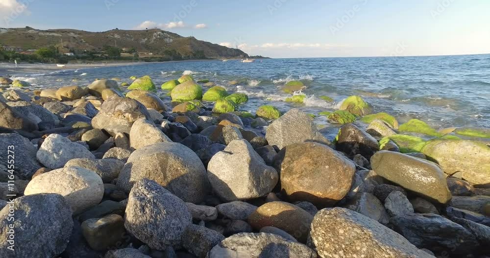 Waves near the Little Cliff in a Mediterranean Sea. Waves near the Little Cliff in a Mediterranean Sea.