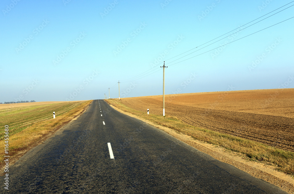 small road, Belarus