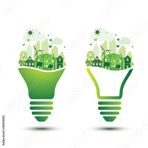 Green city vector