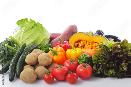 Fototapeta Naklejka Na Ścianę i Meble -  野菜の集合 Vegetable set