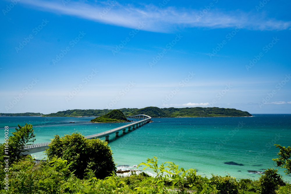 角島大橋 海土ヶ瀬公園 角島大橋 海土ヶ瀬公園