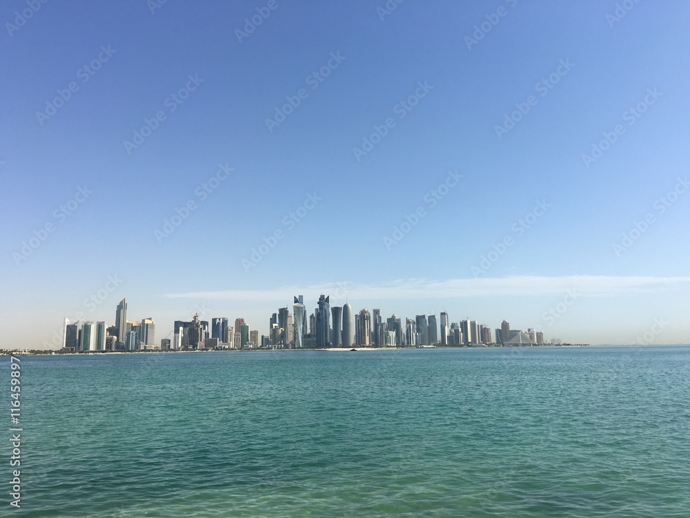 Obraz premium Doha skyline