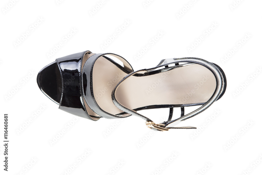 stylish shoes on a white background, women shop online stylish shoes on a white background, women shop online