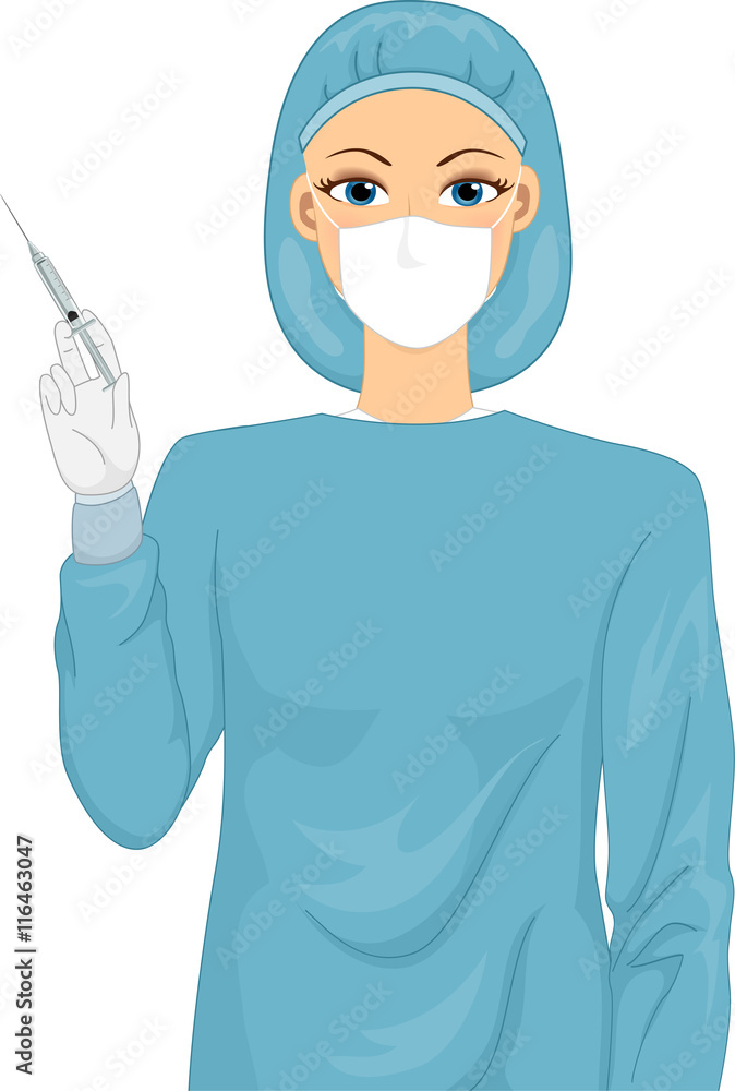 Female Doctor Syringe Female Doctor Syringe