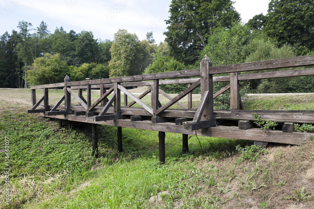 old wooden bridge