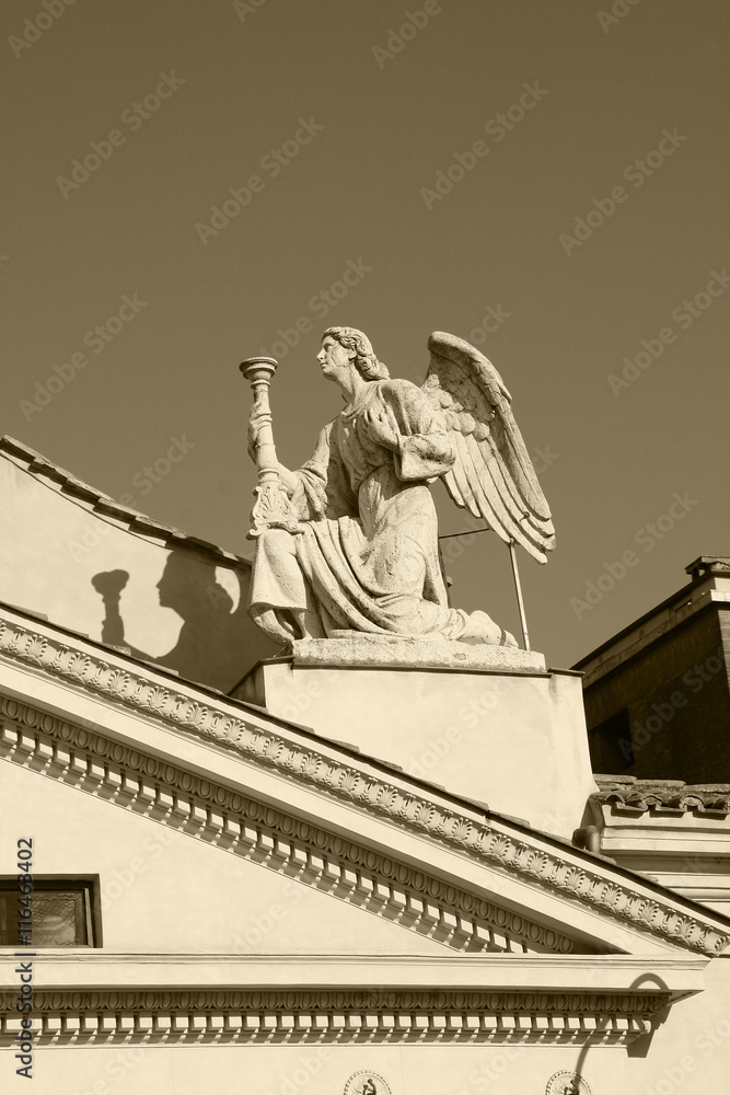 Rome,Italy,San Rocco,church,Angel.