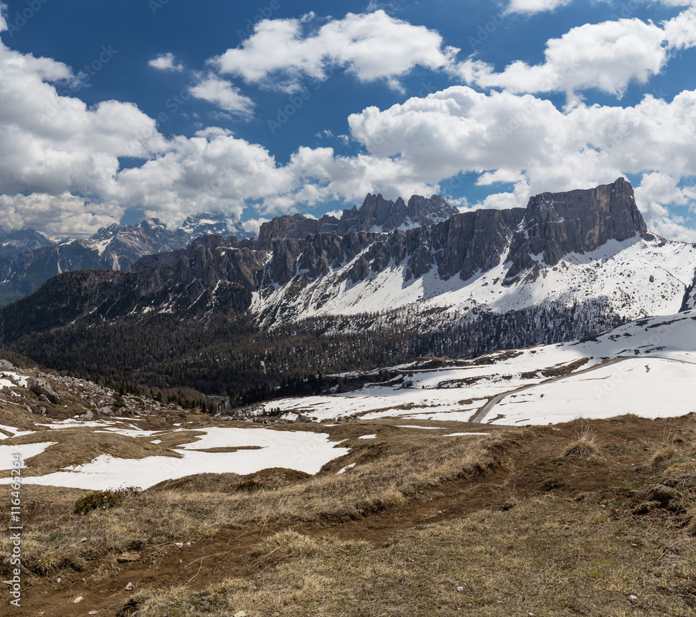 Obraz premium Passo Giau, Dolomites