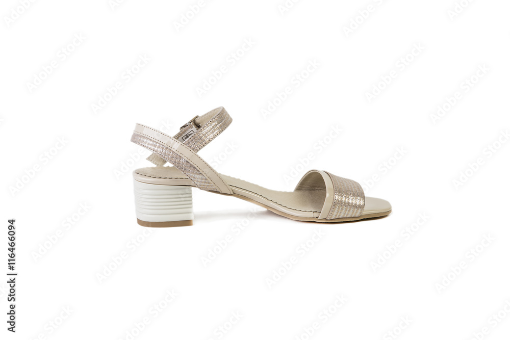 Obraz premium spring women's shoes on a white background online sales catalog