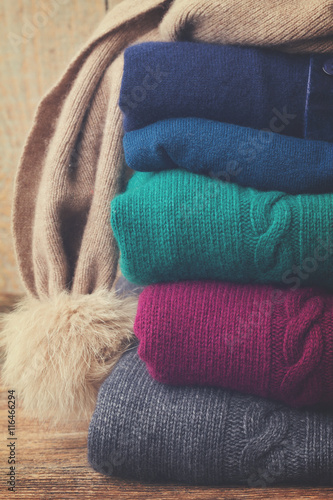 set of woolen clothes