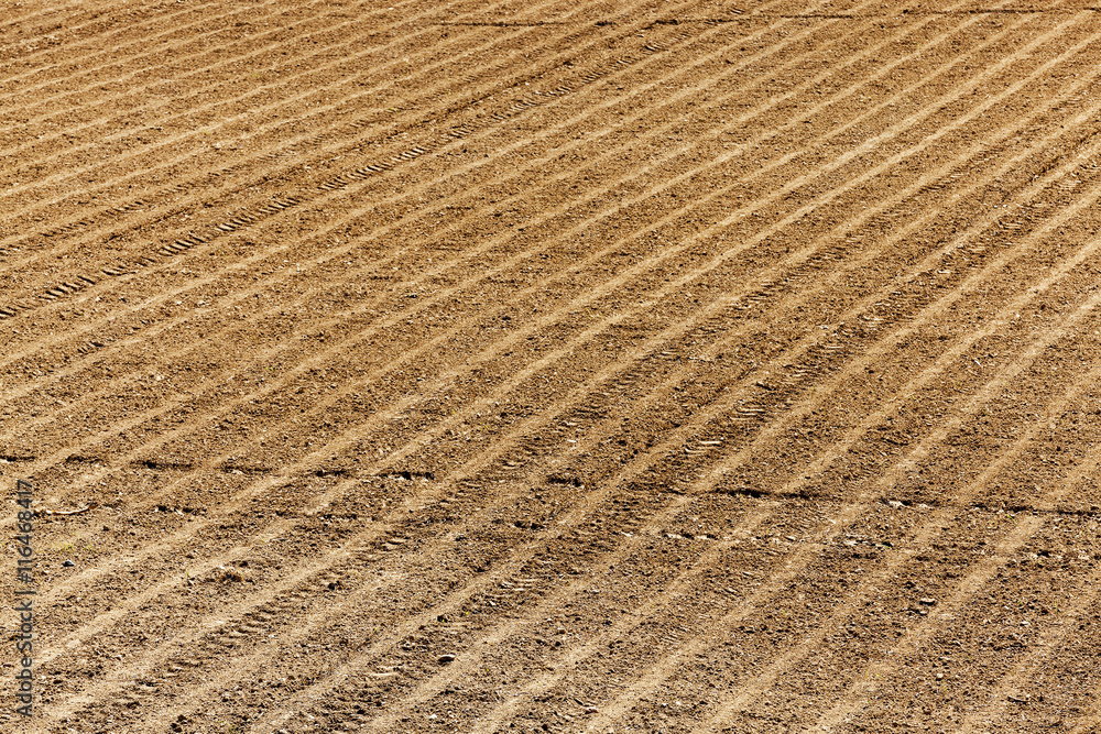 plowed agricultural field plowed agricultural field