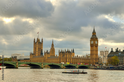Big Ben and Houses of Parliament, London, UK..