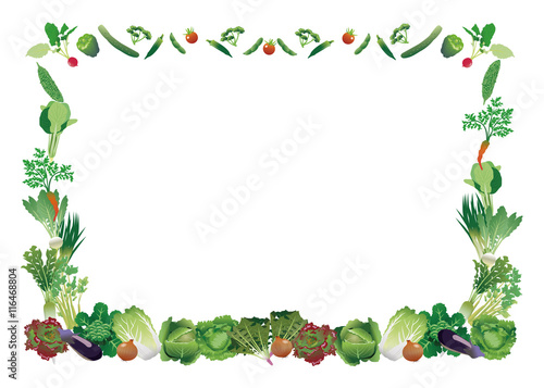 野菜フレーム（四角）