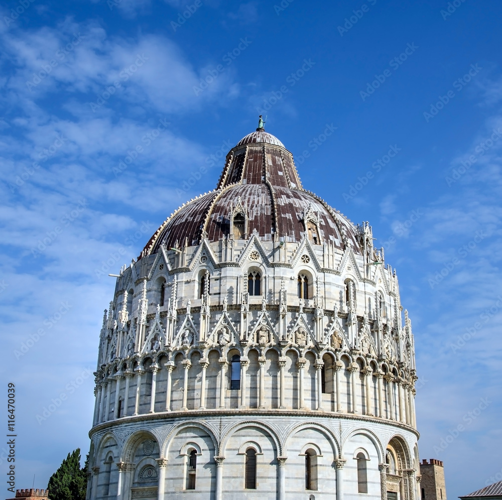 battistero di Pisa, toscana, italia