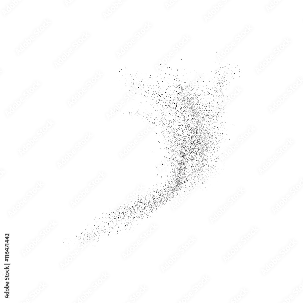 Abstract movement of grain or dust particles Abstract movement of grain or dust particles