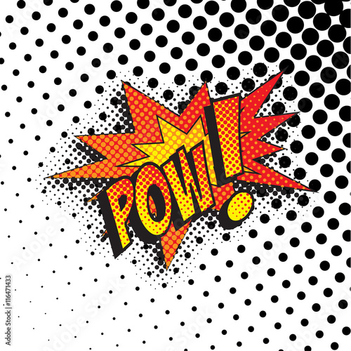 Wallpaper Mural Colourful comic book style explosion vector effect Torontodigital.ca