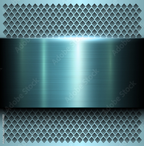 Metal background, polished metallic texture