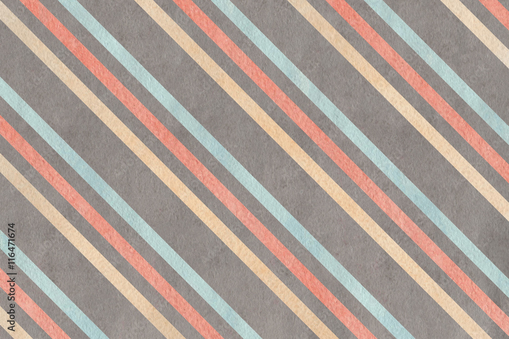 Watercolor gray, pink, beige and blue striped background. Watercolor gray, pink, beige and blue striped background.