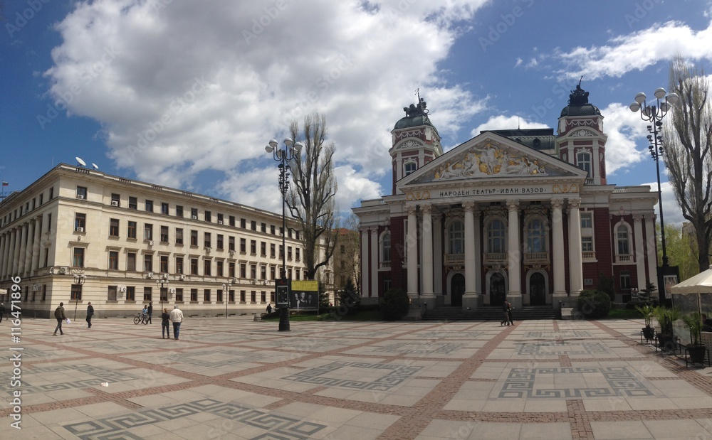 Panorama from the Ivan Vazov National Theatre