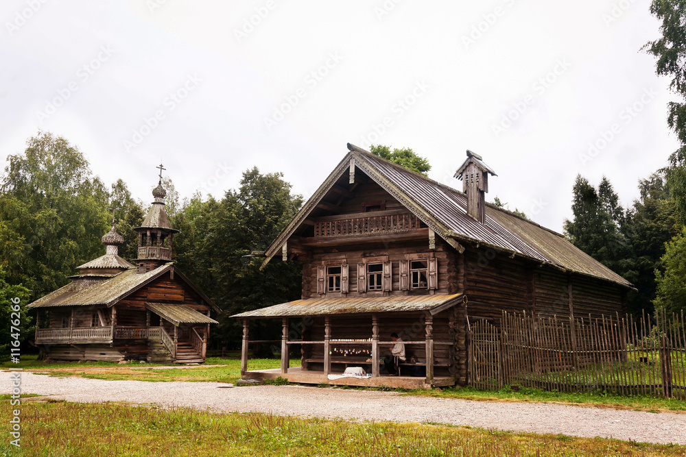 Open air museum vitoslavlitsy in Novgorod Open air museum vitoslavlitsy in Novgorod