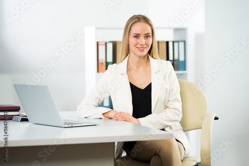 Business woman in the office