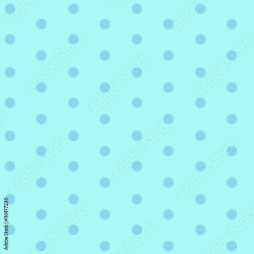 blue dots on light blue background seamless pattern vector